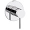 Built-In Wall Mounted Shower Mixer, Rough-In Valve Included